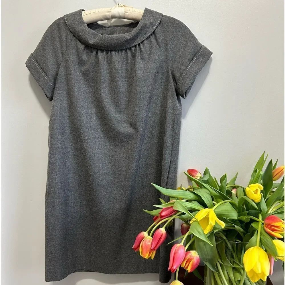 Kate Spade Riley Wool Blend Shift Dress - Picture 2 of 8